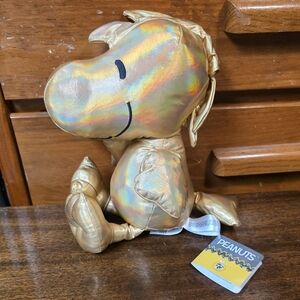 Peanuts Shimmering Gold Woodstock Plush